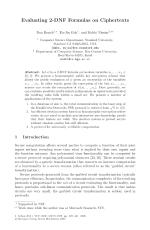 Evaluating 2-DNF Formulas on Ciphertexts