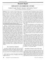 IMPULSIVITY AND INHIBITORY CONTROL
