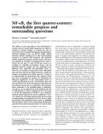NF-κB, the first quarter-century: remarkable progress and outstanding questions