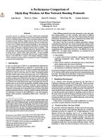 A Performance Comparison of Multi-Hop Wireless Ad Hoc Network Routing Protocols