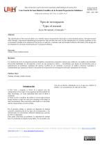 Tipos de investigación