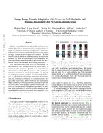 Image-Image Domain Adaptation with Preserved Self-Similarity and Domain-Dissimilarity for Person Re-identification