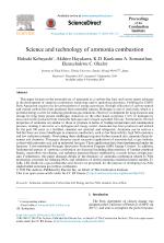Science and technology of ammonia combustion