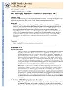 RNA Editing by Adenosine Deaminases That Act on RNA
