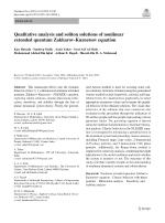 Qualitative analysis and soliton solutions of nonlinear extended quantum Zakharov-Kuznetsov equation