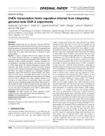 ChEA: transcription factor regulation inferred from integrating genome-wide ChIP-X experiments