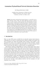 Anomalous Payload-Based Network Intrusion Detection