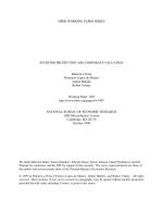 INVESTOR PROTECTION AND CORPORATE VALUATION