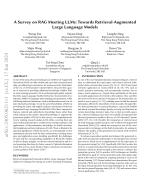 A Survey on RAG Meeting LLMs: Towards Retrieval-Augmented Large Language Models