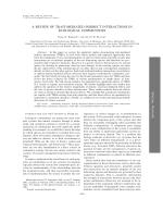 A REVIEW OF TRAIT-MEDIATED INDIRECT INTERACTIONS IN ECOLOGICAL COMMUNITIES