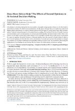 Does More Advice Help? The Effects of Second Opinions in AI-Assisted Decision Making
