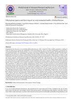 Urban green spaces and their impact on environmental health: A Global Review