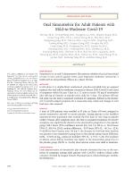 Oral Simnotrelvir for Adult Patients with Mild-to-Moderate Covid-19