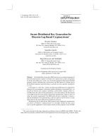 Secure Distributed Key Generation for Discrete-Log Based Cryptosystems