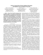 On the Construction of Energy-Efficient Broadcast and Multicast Trees in Wireless Networks