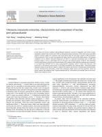 Ultrasonic/enzymatic extraction, characteristics and comparison of leechee peel polysaccharide