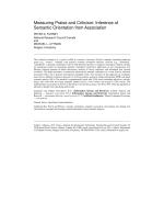 Measuring Praise and Criticism: Inference of Semantic Orientation from Association