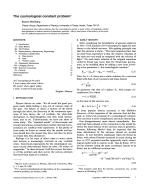 The cosmological constant problem
