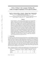 RALL-E: Robust Codec Language Modeling with Chain-of-Thought Prompting for Text-to-Speech Synthesis