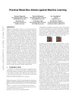 Practical Black-Box Attacks against Machine Learning