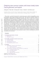 Designing open quantum systems with known steady states: Davies generators and beyond