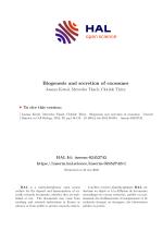 Biogenesis and secretion of exosomes