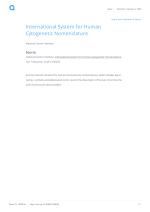 International System for Human Cytogenetic Nomenclature