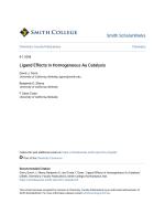Ligand Effects in Homogeneous Au Catalysis