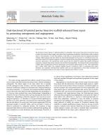 Dual-functional 3D-printed porous bioactive scaffold enhanced bone repair by promoting osteogenesis and angiogenesis