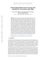 Bootstrapping Reinforcement Learning with Imitation for Vision-Based Agile Flight