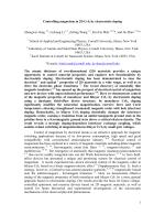 Controlling magnetism in 2D CrI3 by electrostatic doping