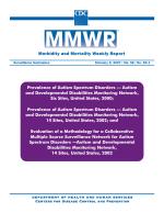 Prevalence of Autism Spectrum Disorders — Autism and Developmental Disabilities Monitoring Network, Six Sites, United States, 2000