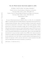 Van der Waals density functionals applied to solids