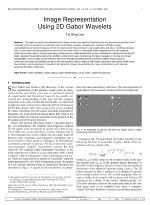 Image Representation Using 2D Gabor Wavelets