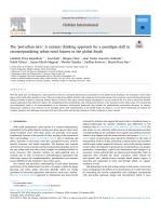 The ‘peri-urban turn’: A systems thinking approach for a paradigm shift in reconceptualising urban-rural futures in the global South