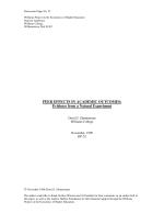 Peer Effects in Academic Outcomes: Evidence from a Natural Experiment