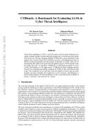 CTIBench: A Benchmark for Evaluating LLMs in Cyber Threat Intelligence