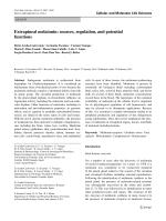 Extrapineal melatonin: sources, regulation, and potential functions