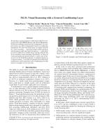 FiLM: Visual Reasoning with a General Conditioning Layer