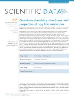 Quantum chemistry structures and properties of 134 kilo molecules