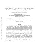 MultiResUNet : Rethinking the U-Net Architecture for Multimodal Biomedical Image Segmentation