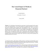 The Causal Impact of Media in Financial Markets