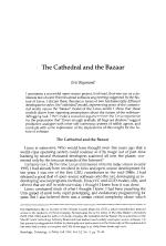 The Cathedral and the Bazaar