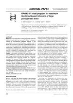 RAxML-III: a fast program for maximum likelihood-based inference of large phylogenetic trees