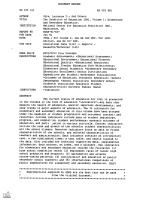The Condition of Education 1991. Volume 1: Elementary and Secondary Education.