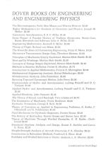 DOVER BOOKS ON ENGINEERING AND ENGINEERING PHYSICS