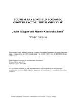 TOURISM AS A LONG-RUN ECONOMIC GROWTH FACTOR: THE SPANISH CASE