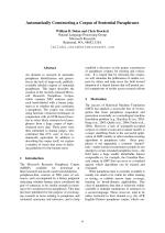 Automatically Constructing a Corpus of Sentential Paraphrases
