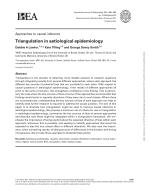 Triangulation in aetiological epidemiology