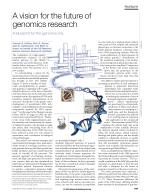 A vision for the future of genomics research